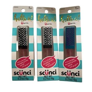 NEW! (3) Scünci Hello Ü Light Up Lip Gloss